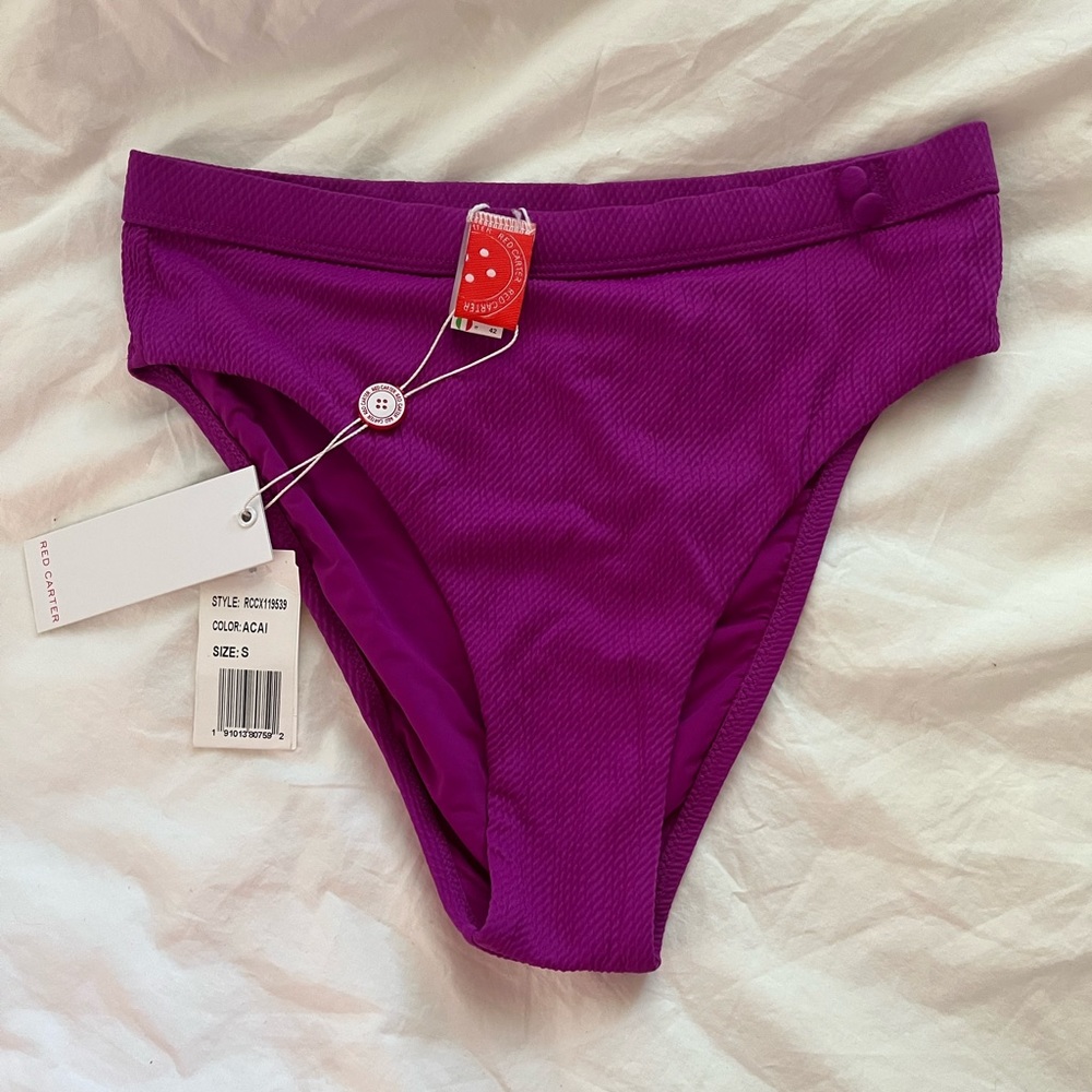 NWT bikini bottoms red carter